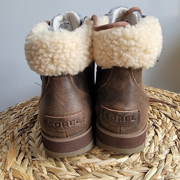 Sorel women's Harlow Lace Cozy waterproof boot women's 6 - Picture 9 of 9